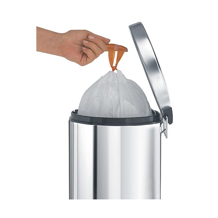 NoName Kehrichtsack PerfectFit – 5 l, mit Zugband, weiss, 20 Stk