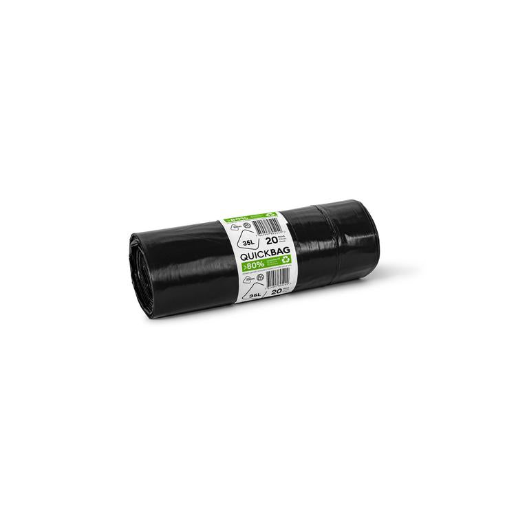 NoName Kehrichtsack OKS – 35 l, mit Zugband, LDPE, schwarz, 20 Stk