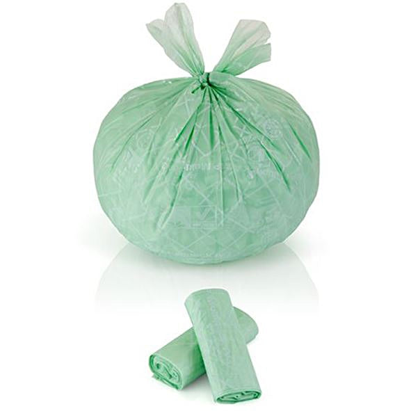 NoName Kompostierbeutel – 35 l, kompostierbar, grün, 25 µm, 1 Rolle à 20 Stk