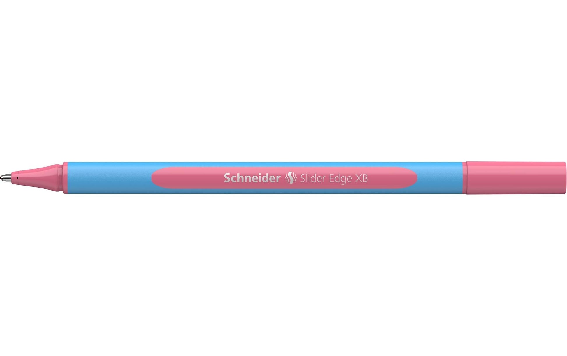 Schneider Schreibgeräte Slider Edge Pastell Kugelschreiber – Pink, Spitze 0,7 mm, Deckel, Gummischaft, 1er Pack