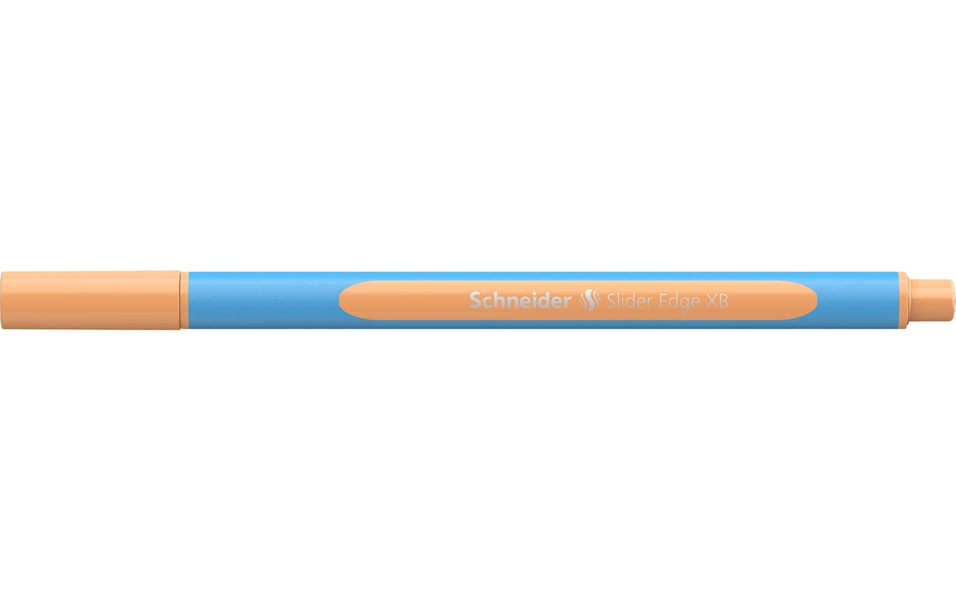 Schneider Schreibgeräte Schneider Slider Edge Pastell Kugelschreiber – Orange, Spitze 0,7 mm, Deckel, Edelstahl