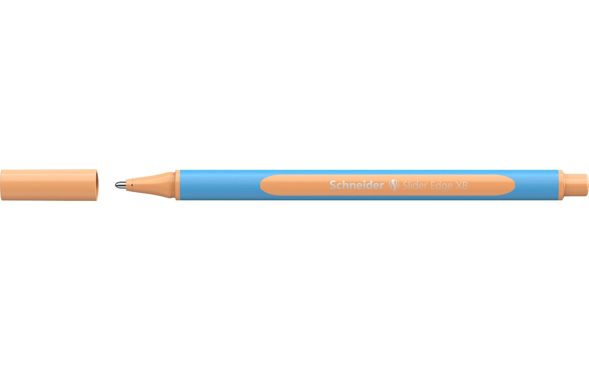 Schneider Schreibgeräte Schneider Slider Edge Pastell Kugelschreiber – Orange, Spitze 0,7 mm, Deckel, Edelstahl