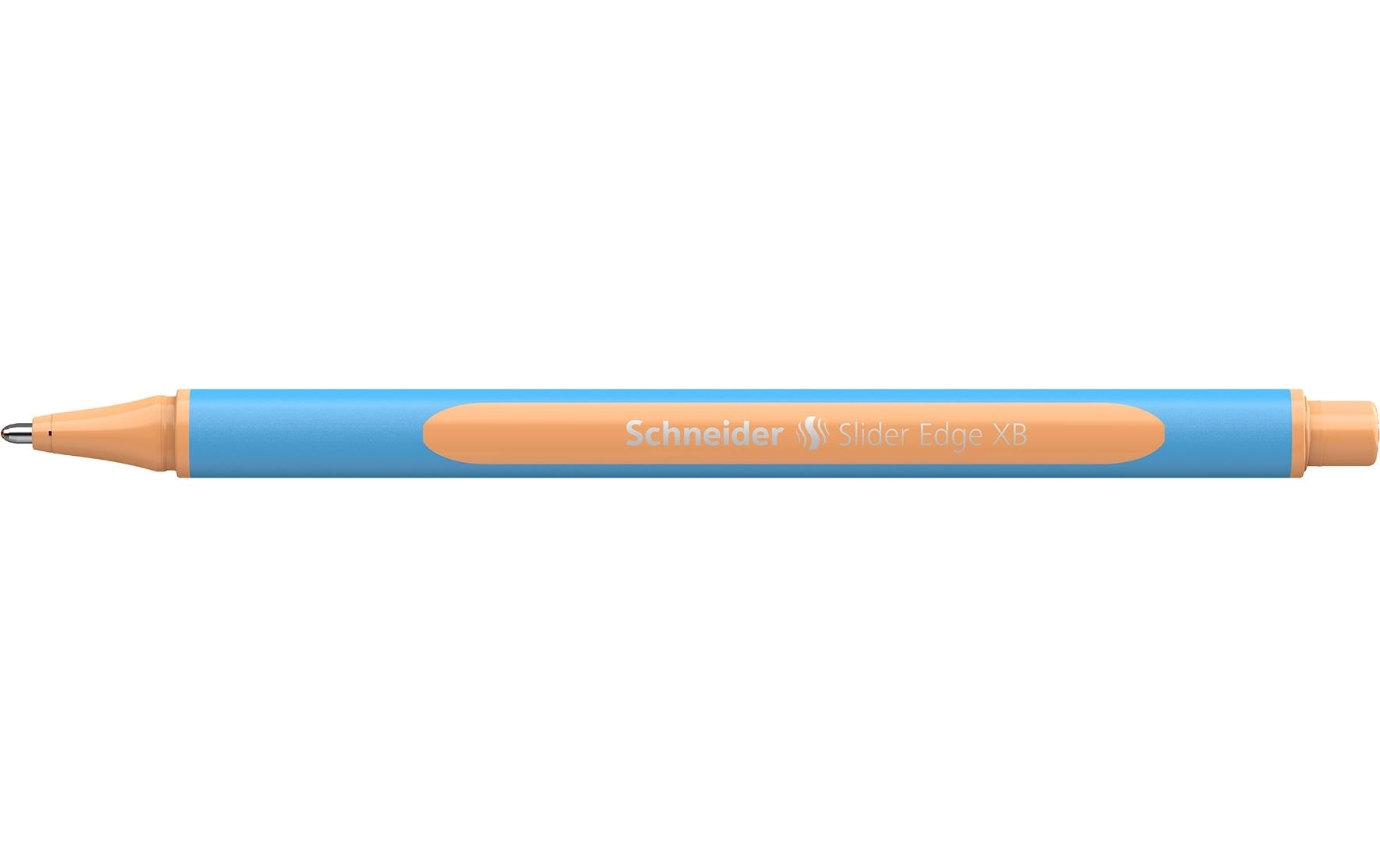 Schneider Schreibgeräte Schneider Slider Edge Pastell Kugelschreiber – Orange, Spitze 0,7 mm, Deckel, Edelstahl