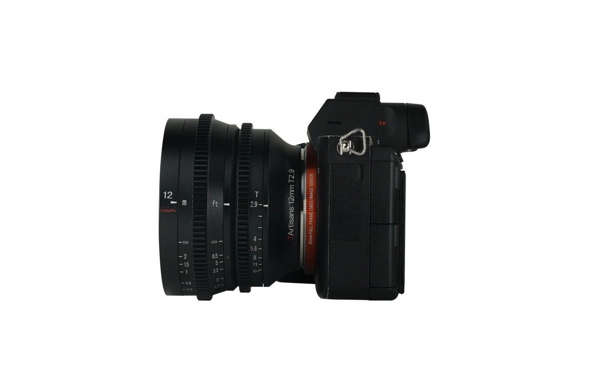 7Artisans C701B Objektiv – 12 mm T/2.9 – APS-C, manuell, Filter 82 mm – für Sony E-Mount