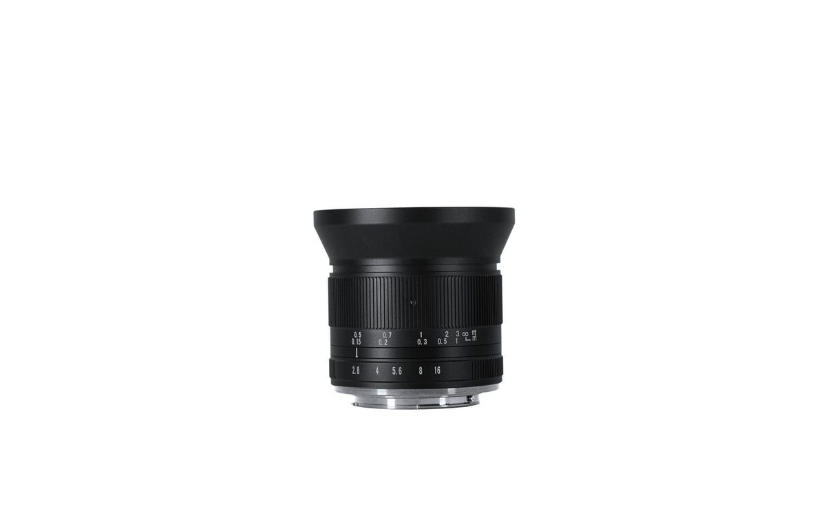 7Artisans A601B-II 12 mm f/2.8 Ultraweitwinkel-Objektiv – für Sony E-Mount – 63 mm Filter, 265 g