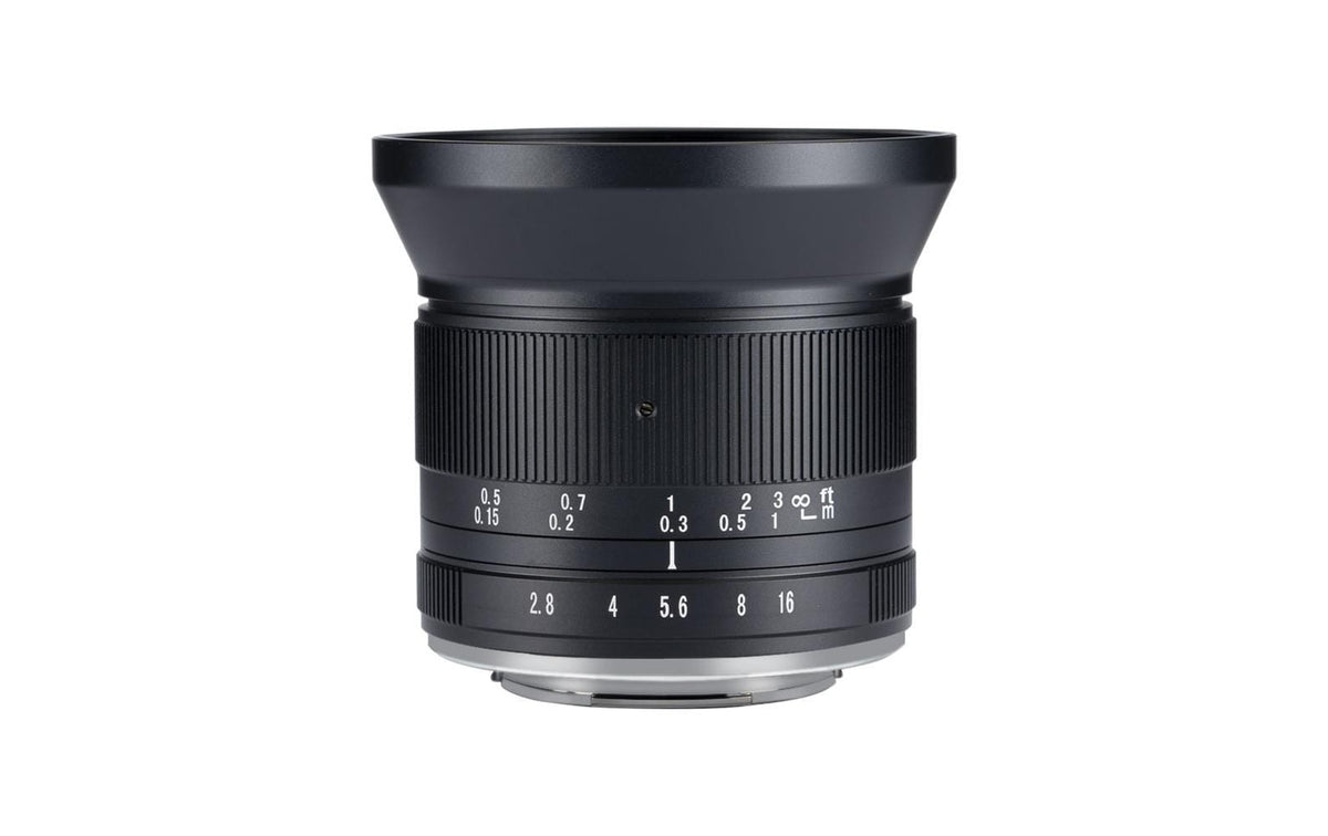 7Artisans A601B-II 12 mm f/2.8 Ultraweitwinkel-Objektiv – für Sony E-Mount – 63 mm Filter, 265 g
