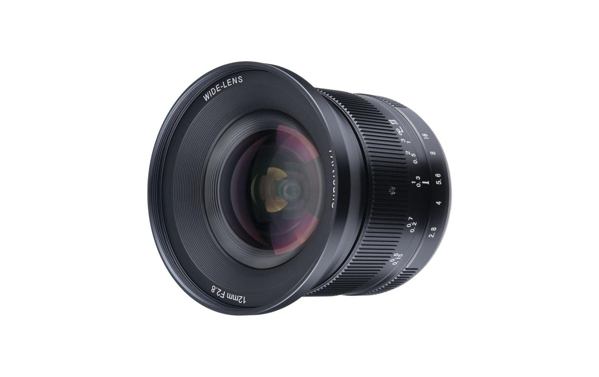 7Artisans A601B-II 12 mm f/2.8 Ultraweitwinkel-Objektiv – für Sony E-Mount – 63 mm Filter, 265 g