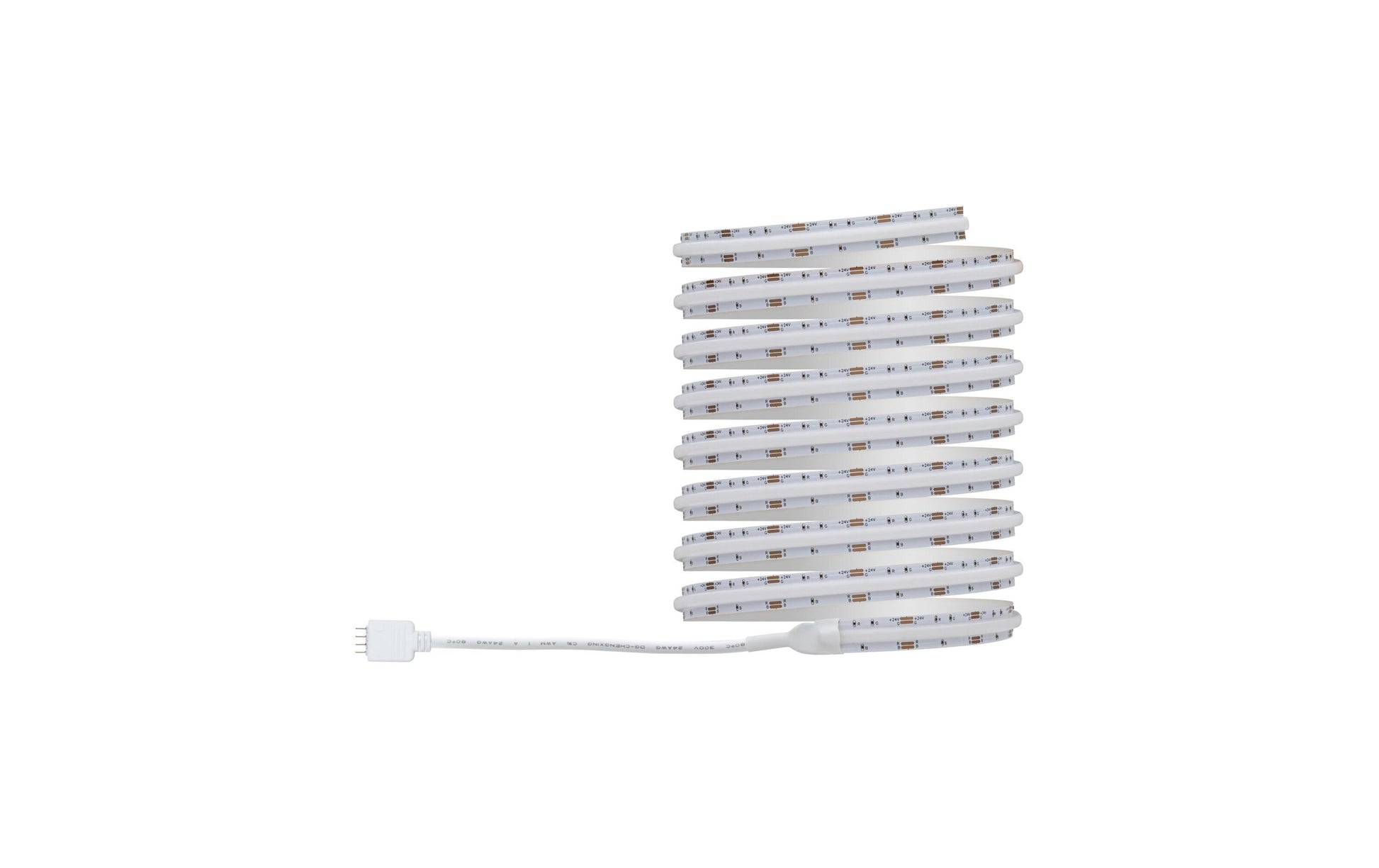 Paulmann LED-Strip – Set, 3 m, 990 lm, 22 W, RGB, dimmbar, weiss, Fernbedienung, Netzteil