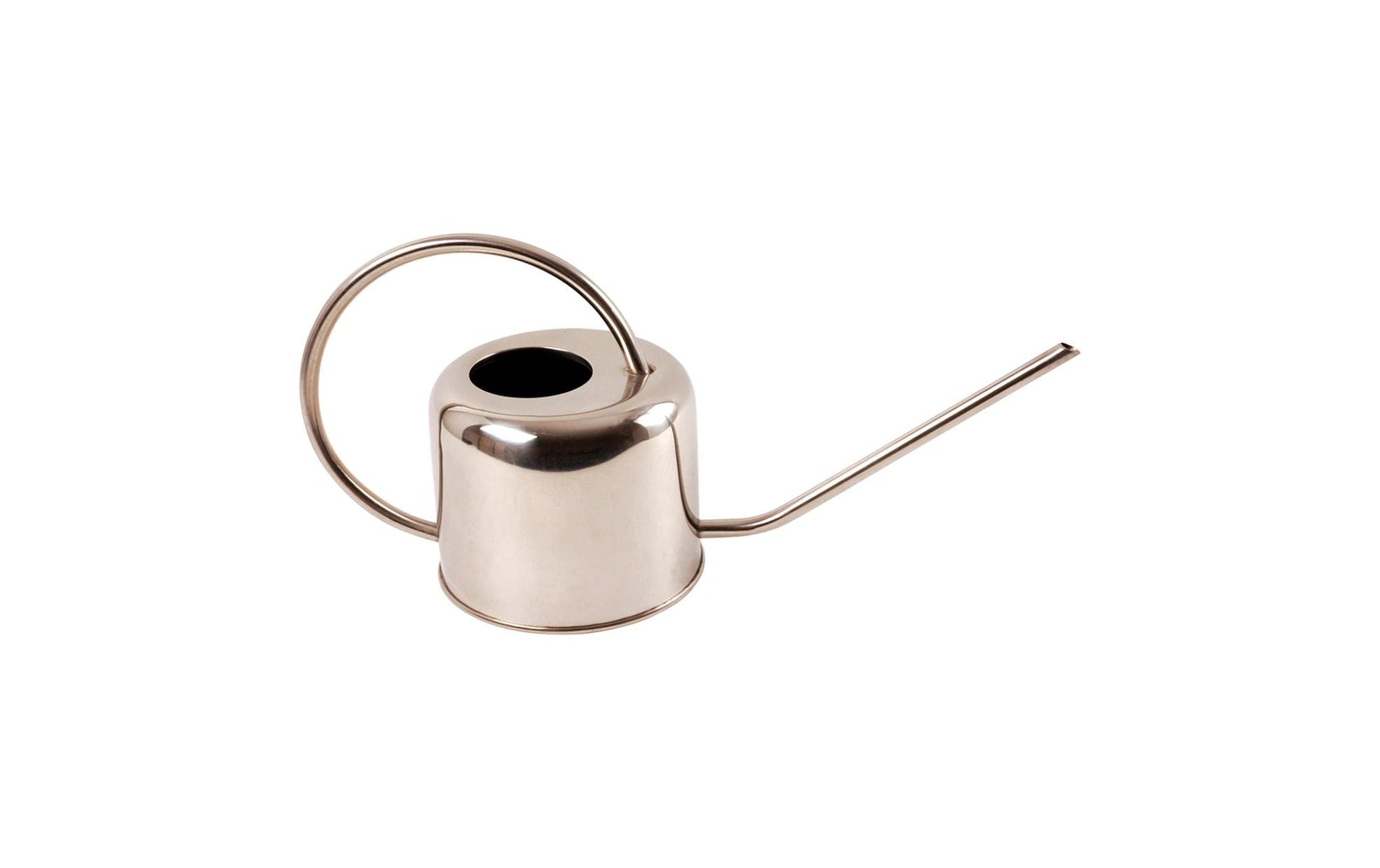 Esschert Design Giesskanne – 1 L – Edelstahl – Silber – 36,0 × 13,1 × 17,5 cm