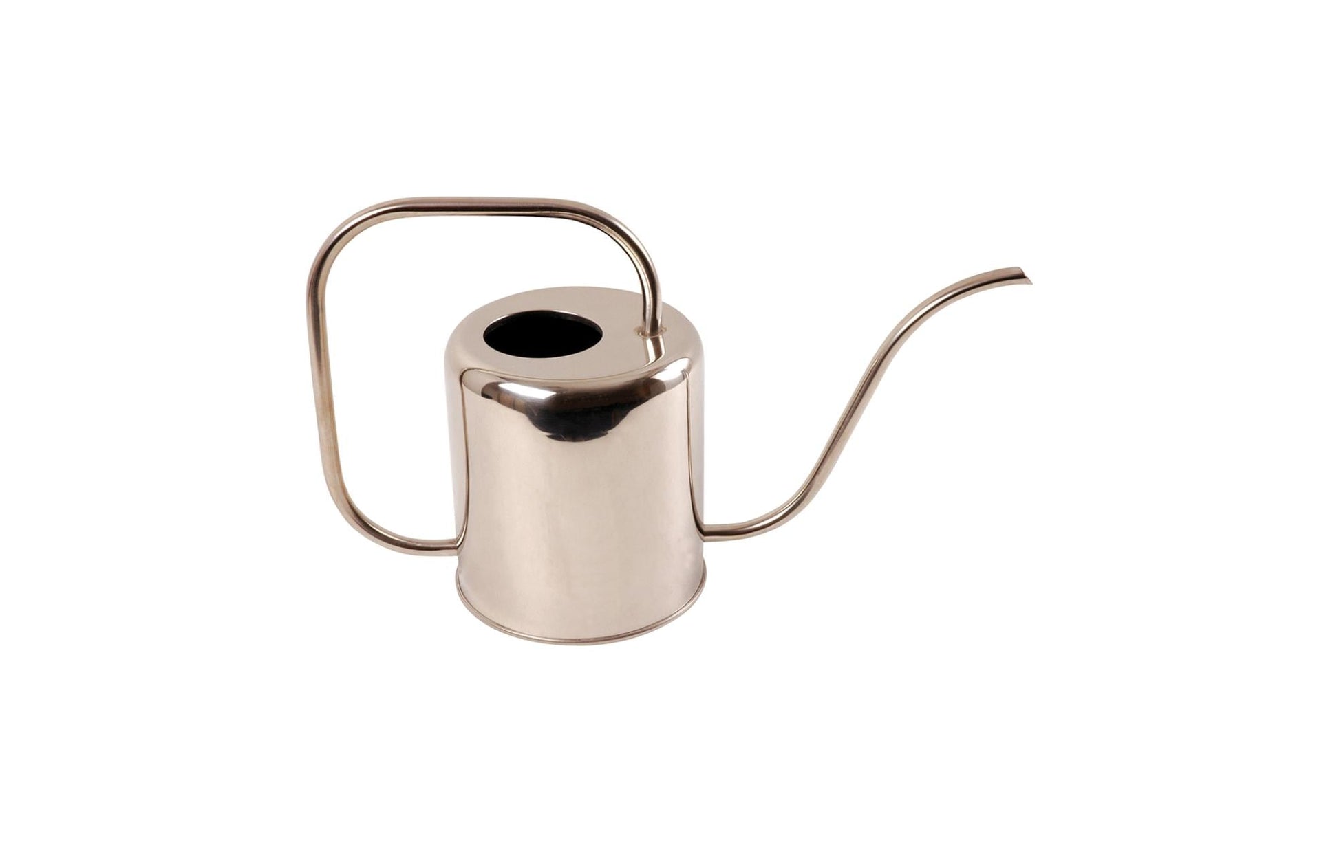 Esschert Design Giesskanne TG45 – 1,5 l – Edelstahl, Silber, 37,9 × 13,4 × 24,4 cm