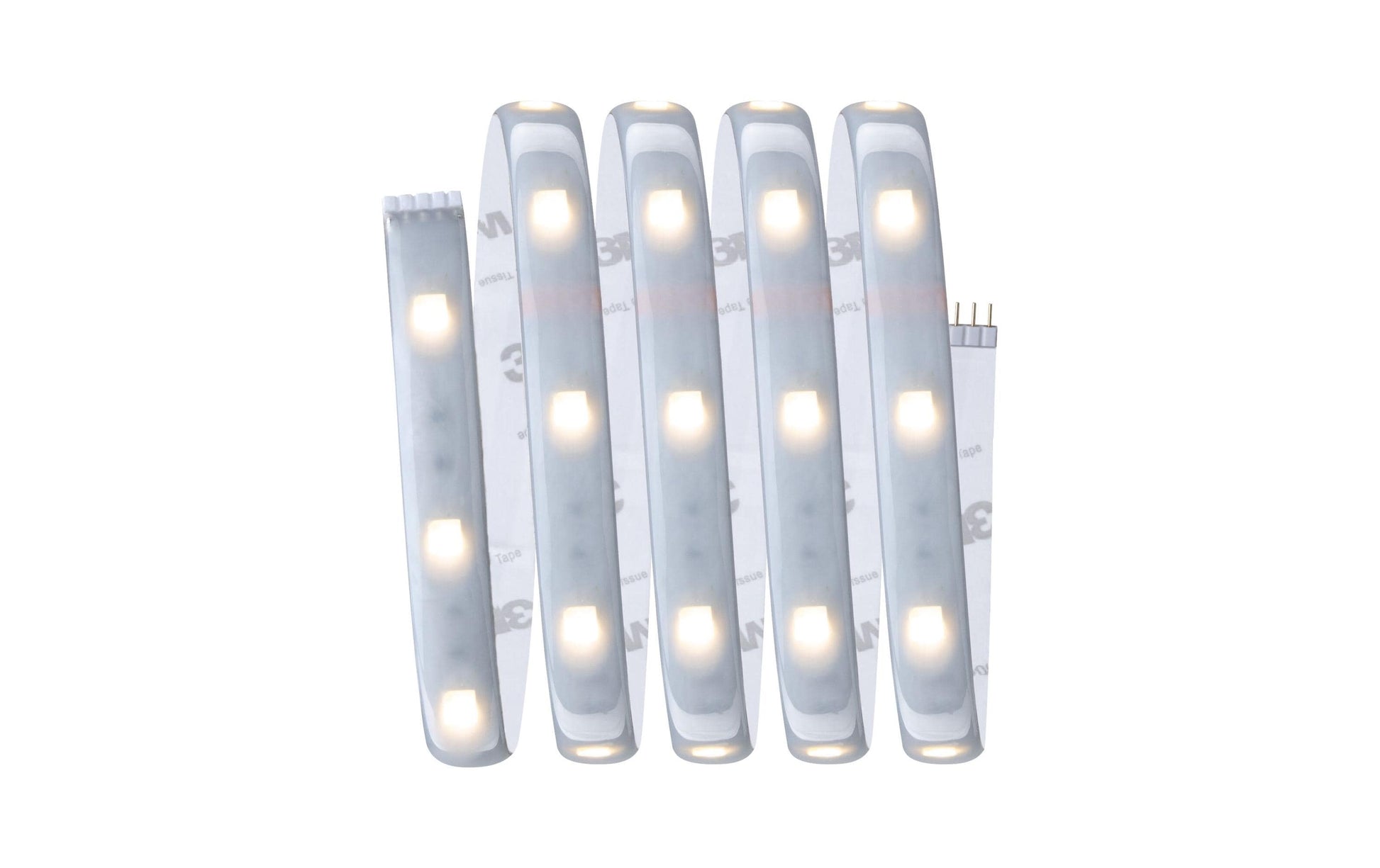 Paulmann LED-Streifen Aussen – RGBW, 3000 K – IP44 – Netzbetrieb – Zigbee – dimmbar – Silber, Kunststoff