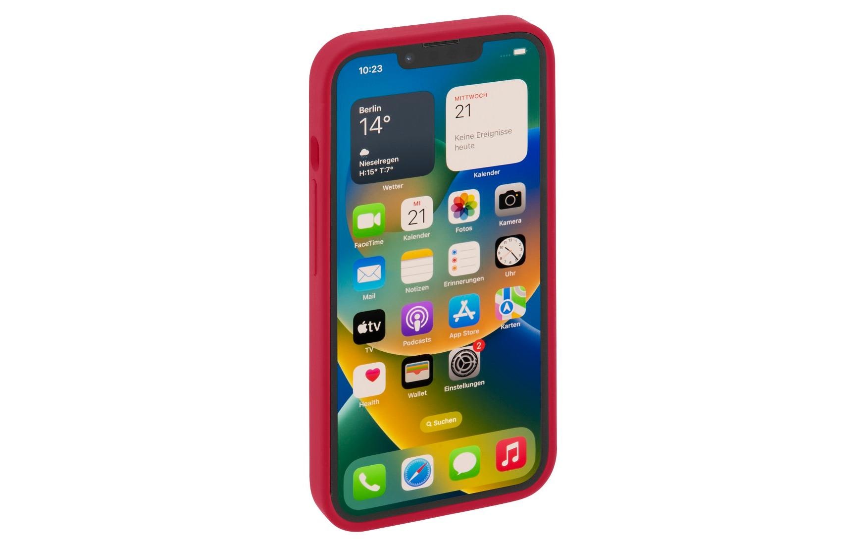 Hama Backcover – für Apple iPhone 14 Plus – rot – TPU