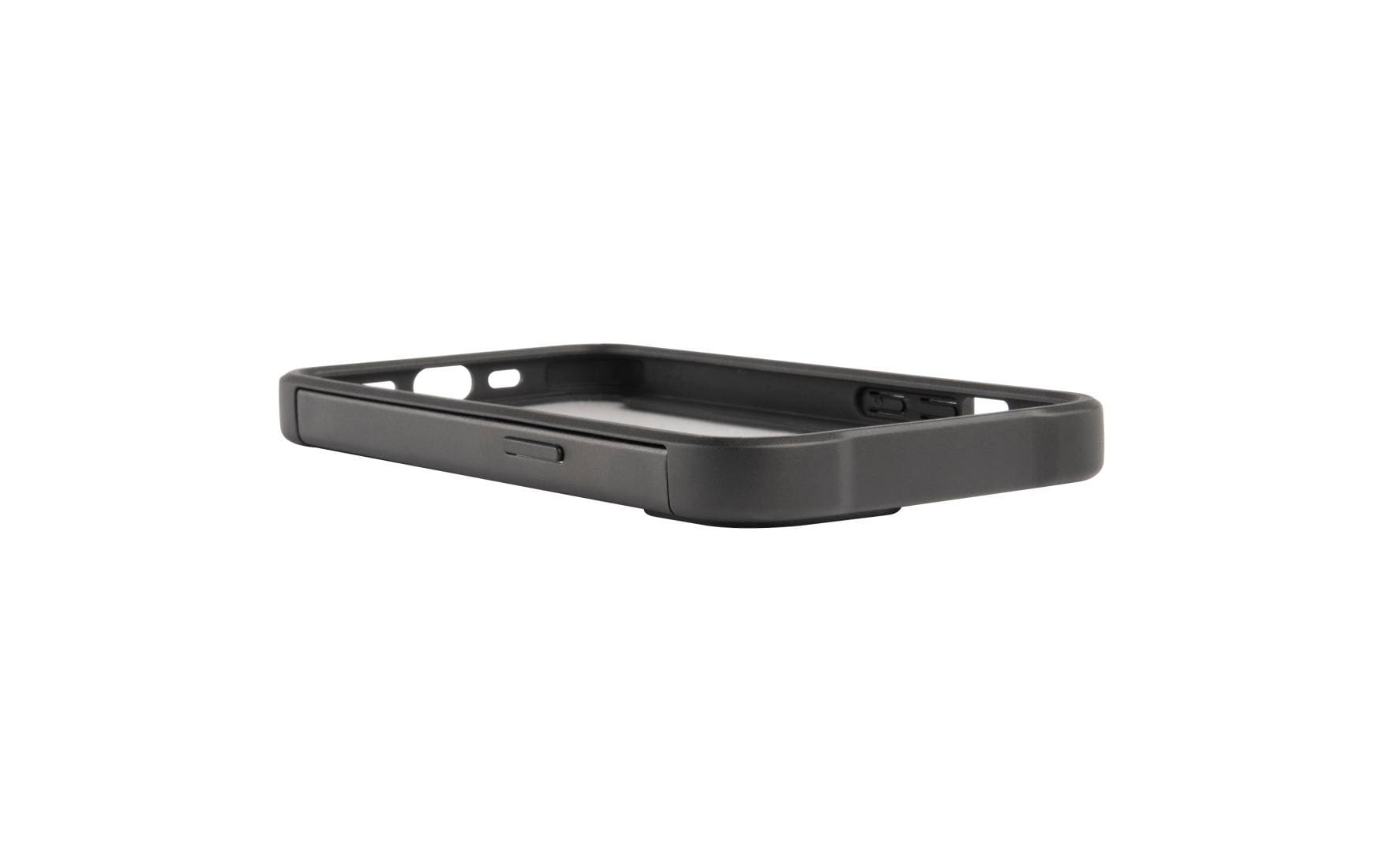 Hama Backcover – für Apple iPhone 14 Plus – transparent/schwarz – PC – kabelloses Aufladen, stossdämpfend