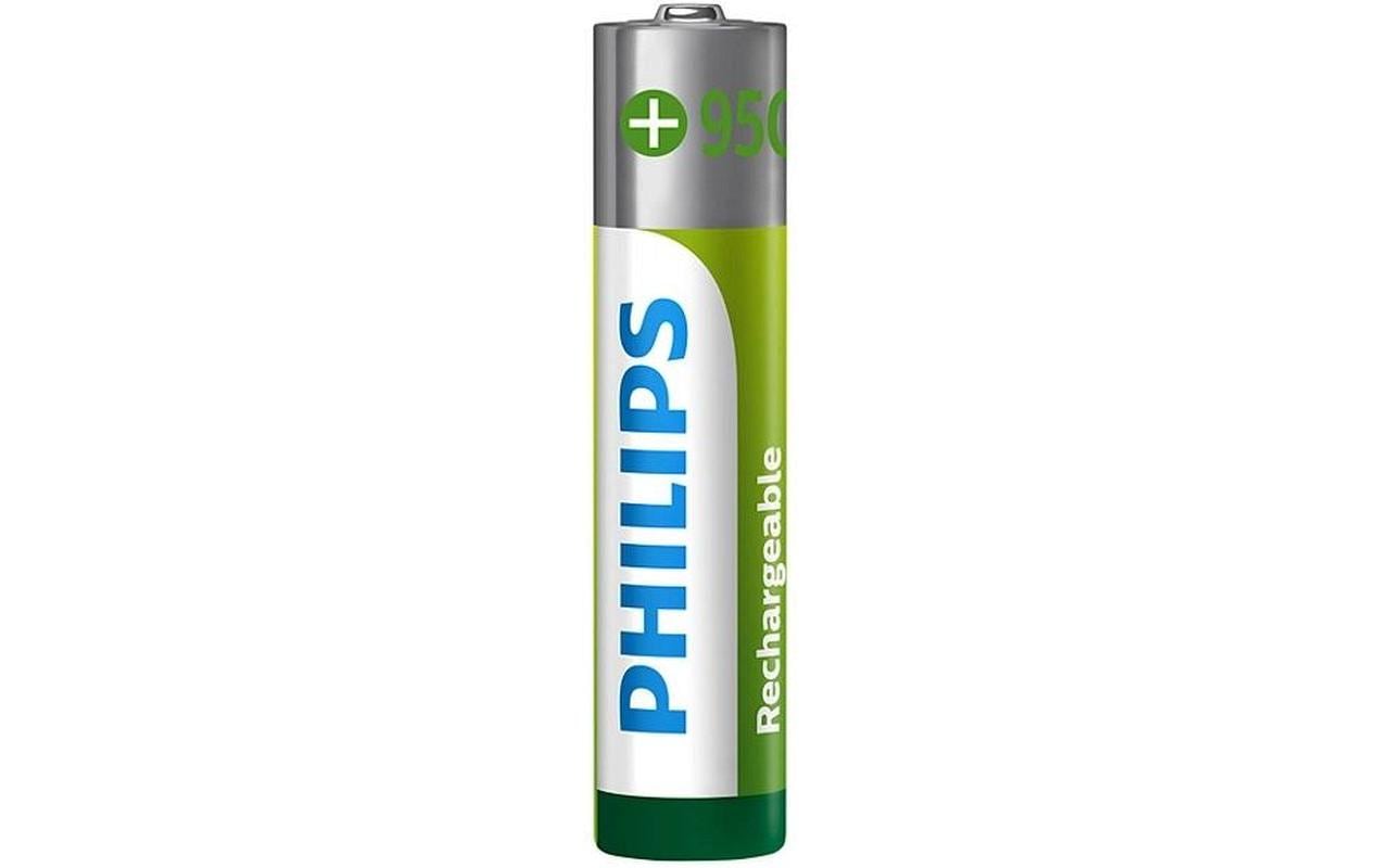Philips AAA Akkus, NiMH, 950 mAh, 1,2 V – 4 Stk.