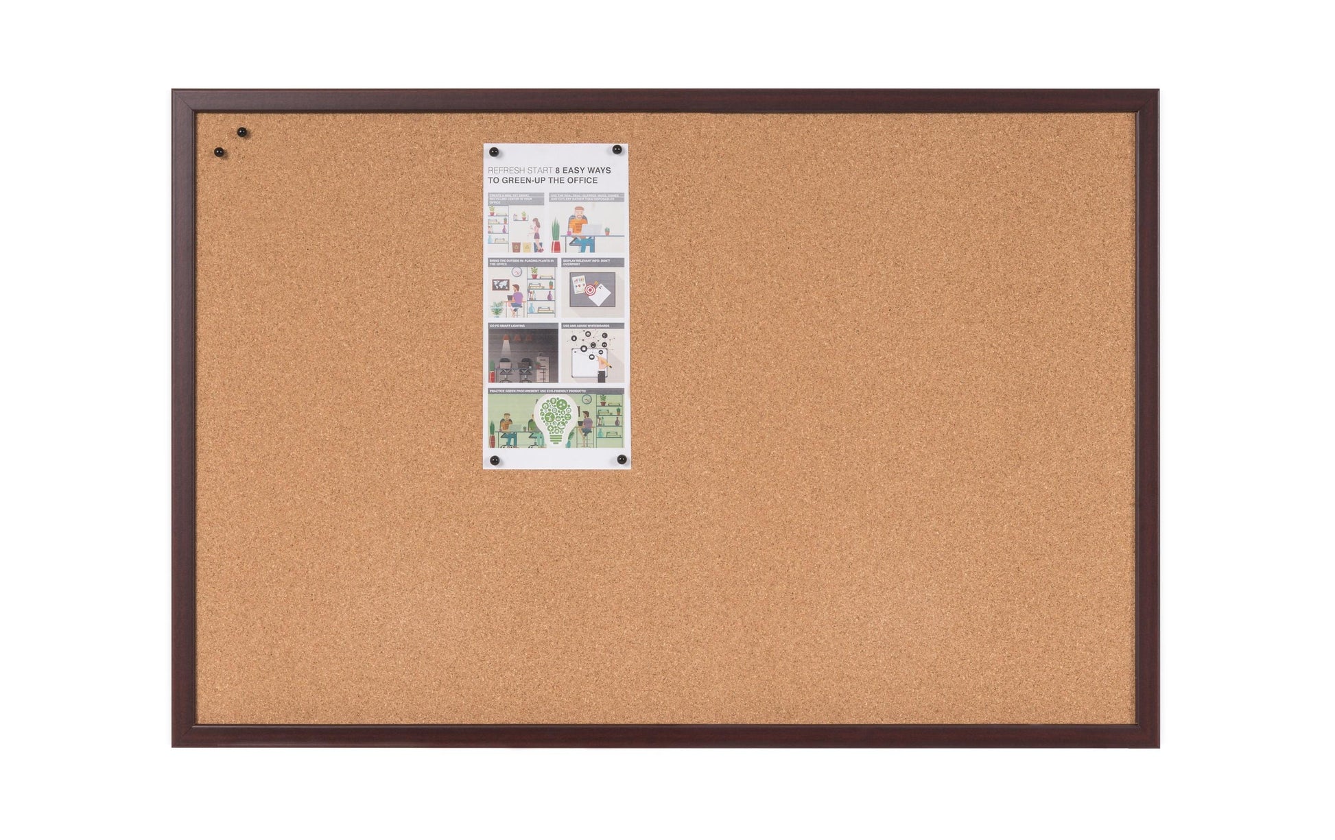 Bi-office Pinnwand – Kork – 90 × 60 cm