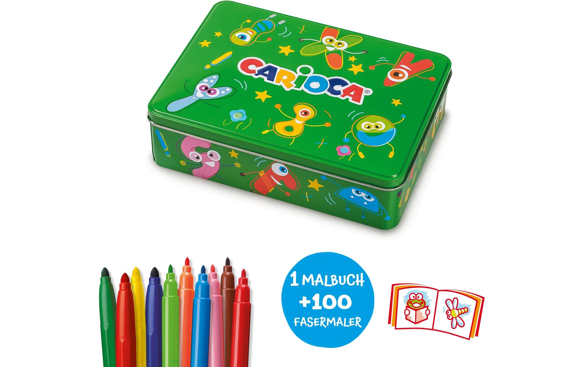 Carioca Auswaschbare Filzstifte, 100 Farben