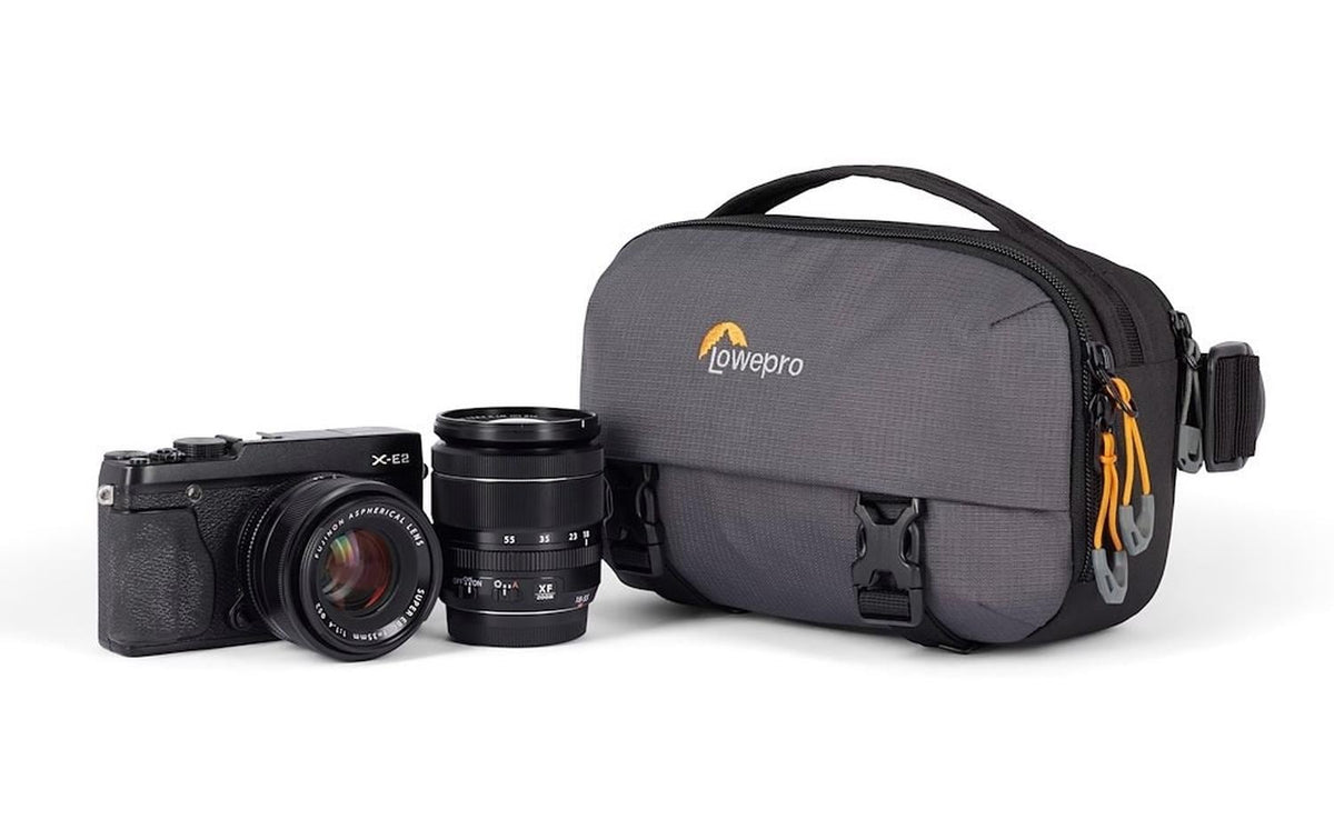 Lowepro Trekker Lite HP 100 Fototasche – Polyester – Grau – Innenmaße 230 × 80 × 150 mm