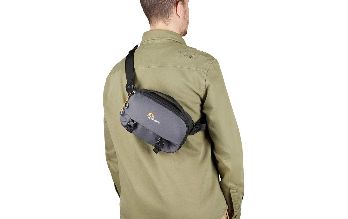 Lowepro Trekker Lite HP 100 Fototasche – Polyester – Grau – Innenmaße 230 × 80 × 150 mm