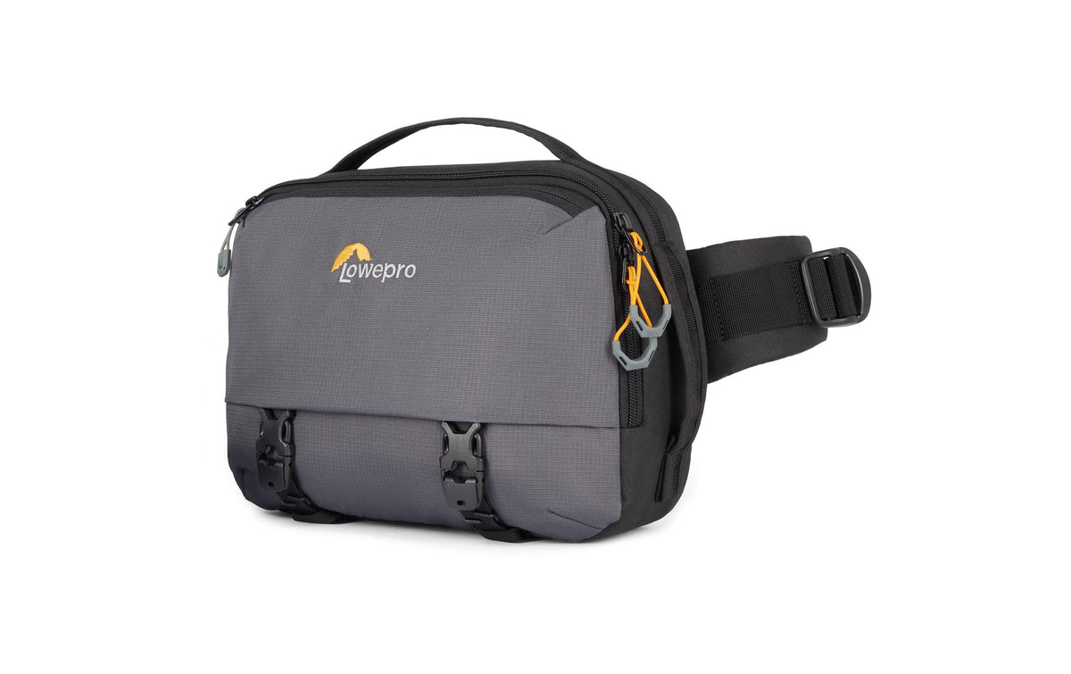 Lowepro Trekker Lite SLX 120 Fototasche – 6,5 l, Platz für 2 Objektive – für Kompakt- und Systemkameras – Grau