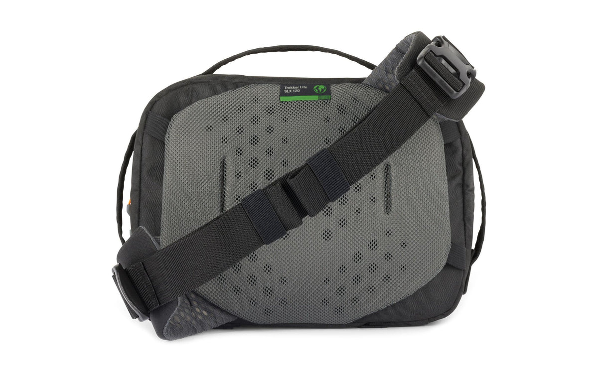 Lowepro Trekker Lite SLX 120 Fototasche – 6,5 l, Platz für 2 Objektive – für Kompakt- und Systemkameras – Grau