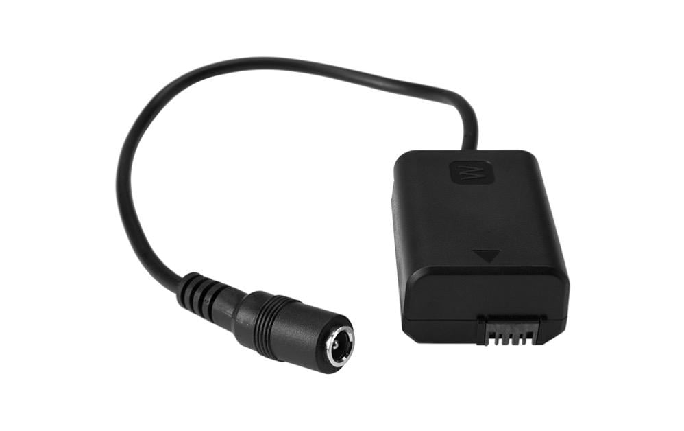 Tether Tools Relay Kamera Kuppler CRSFW50 Batteriekuppler – 0,254 m – für Sony NP-FW50 – Schwarz