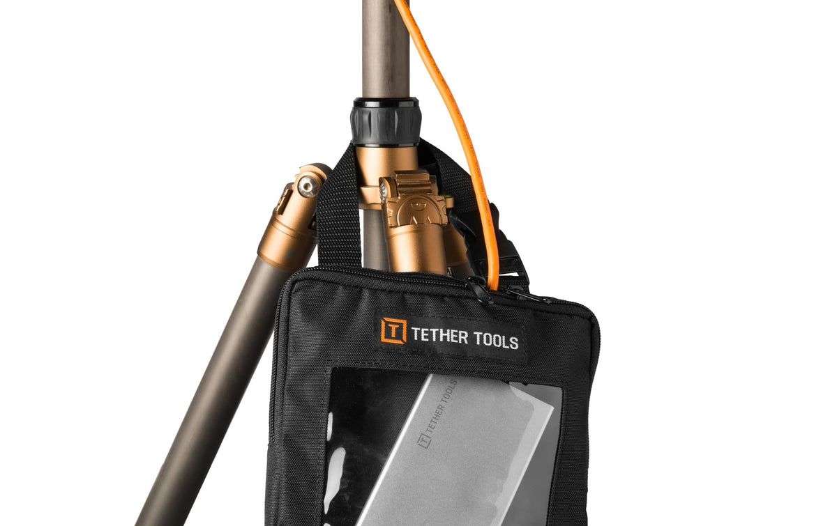 Tether Tools Cable Organization Case (Standard) Transporttasche – 80 × 80 × 20 mm – Schwarz