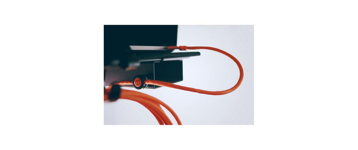 Tether Tools Kabel-Clip selbstklebend – 2 Stück, schwarz/orange