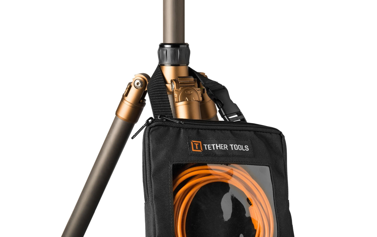 Tether Tools Cable Organization Case (Standard) Transporttasche – 80 × 80 × 20 mm – Schwarz