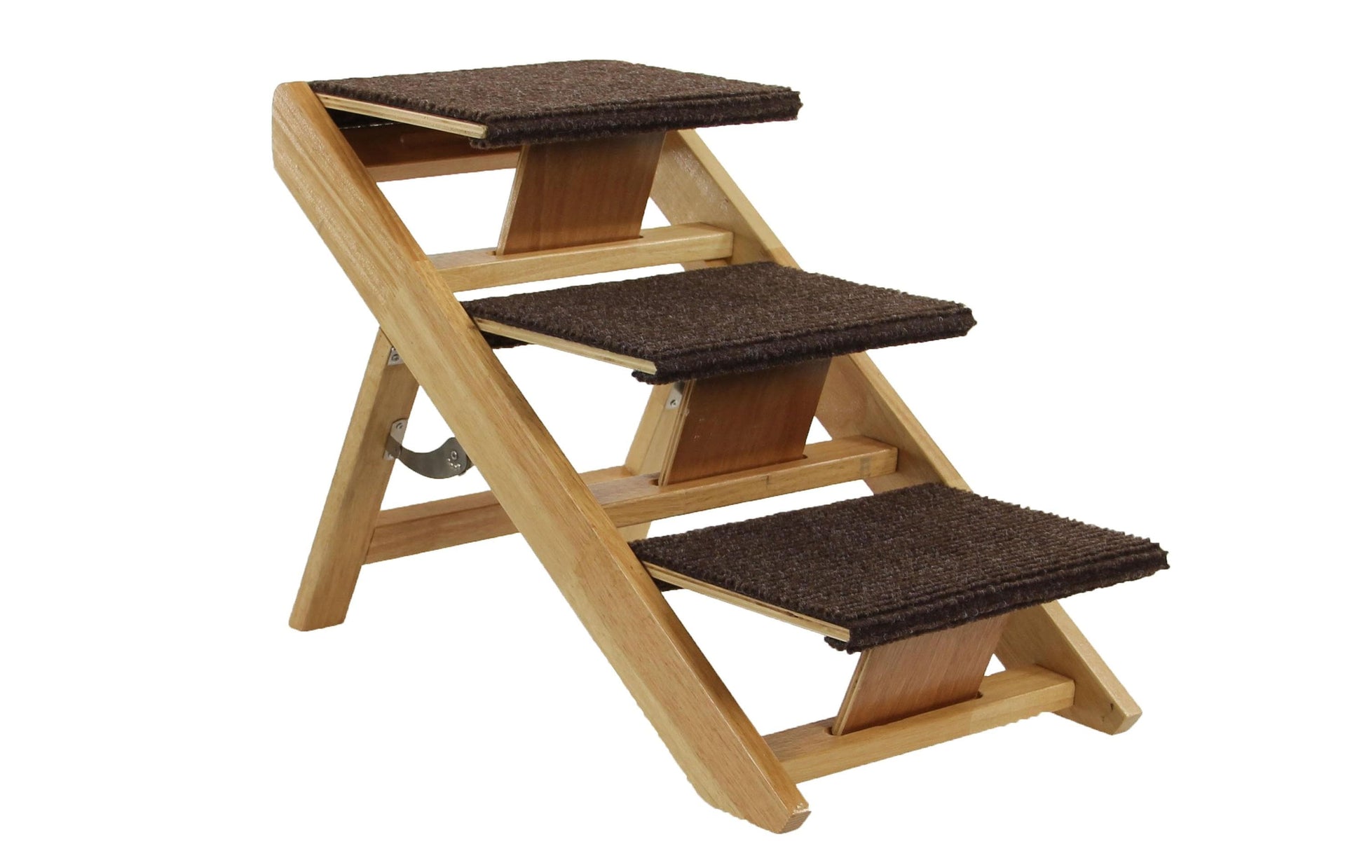 SwissPet Senti Rampe – Holz – Braun – Faltbar, 50 kg Tragkraft – Für Hund – 340 × 400 × 600 mm