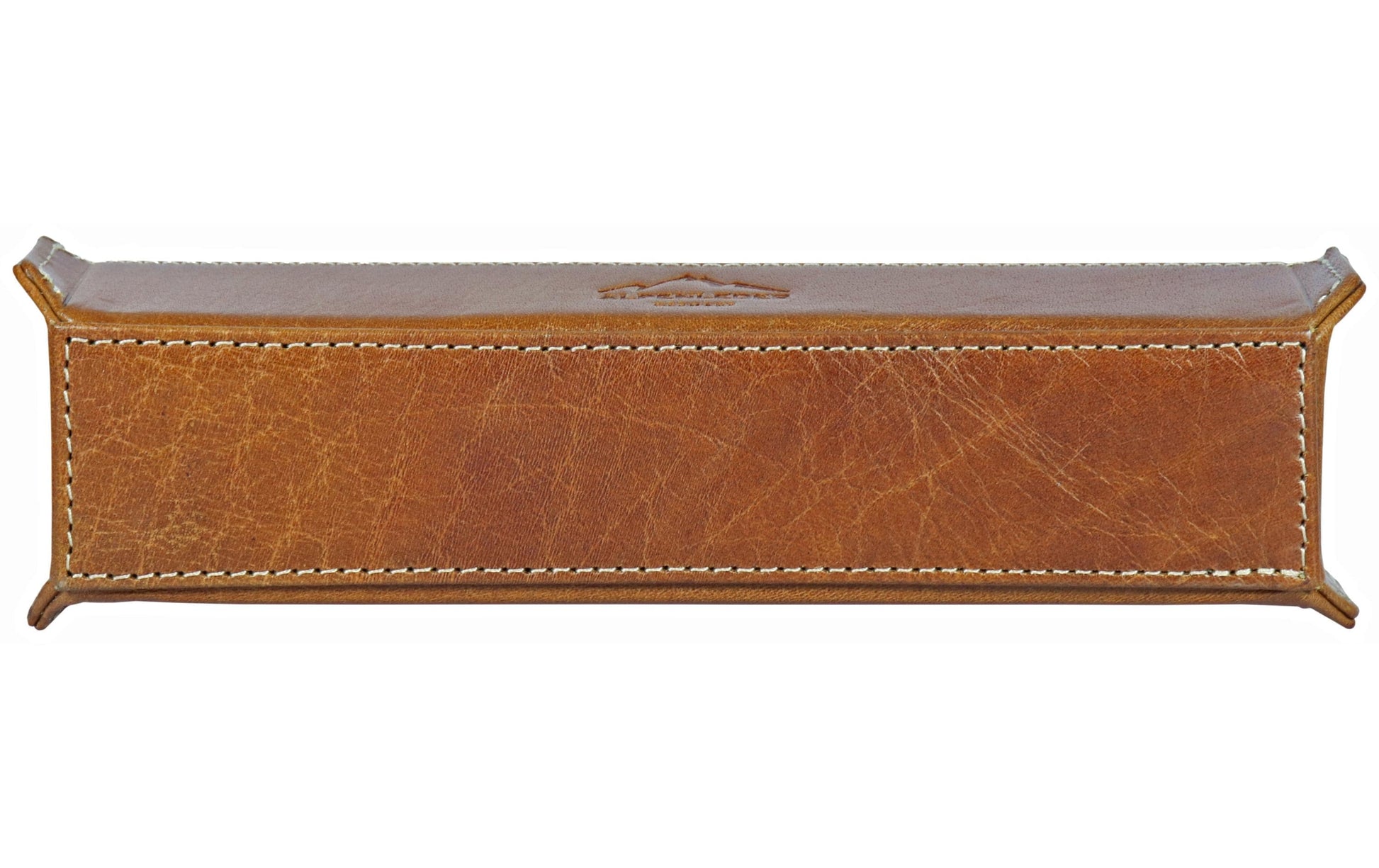 Alpenleder Etui, weiches Federmäppchen – cognac – Leder