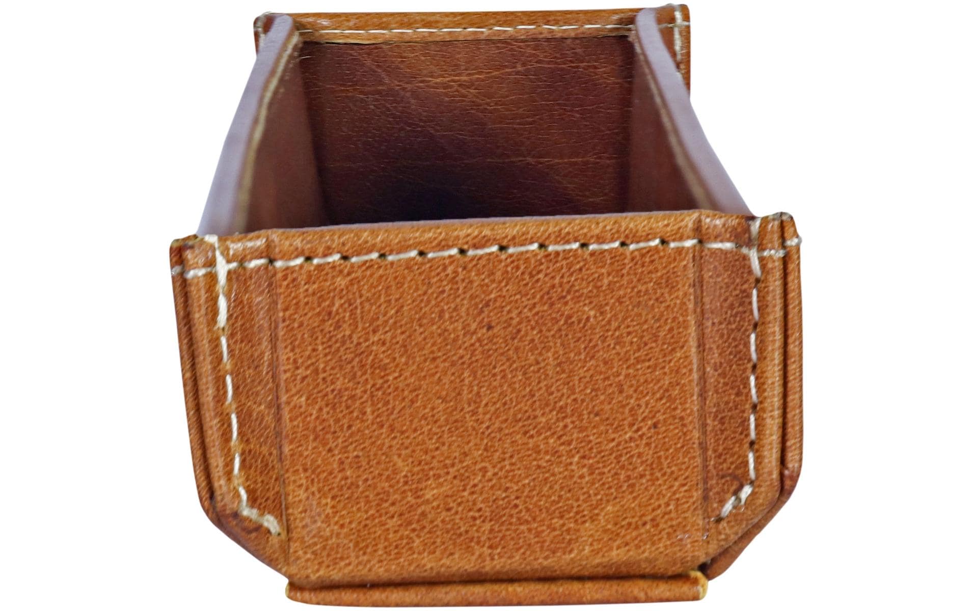 Alpenleder Etui, weiches Federmäppchen – cognac – Leder