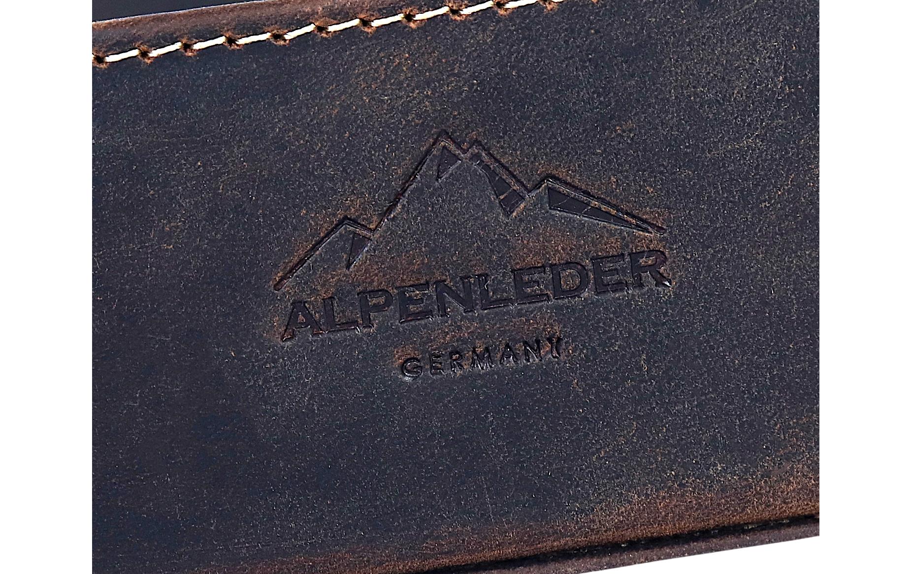 Alpenleder Taschenentleerer Sackerl – 170 × 50 mm – Büffelleder