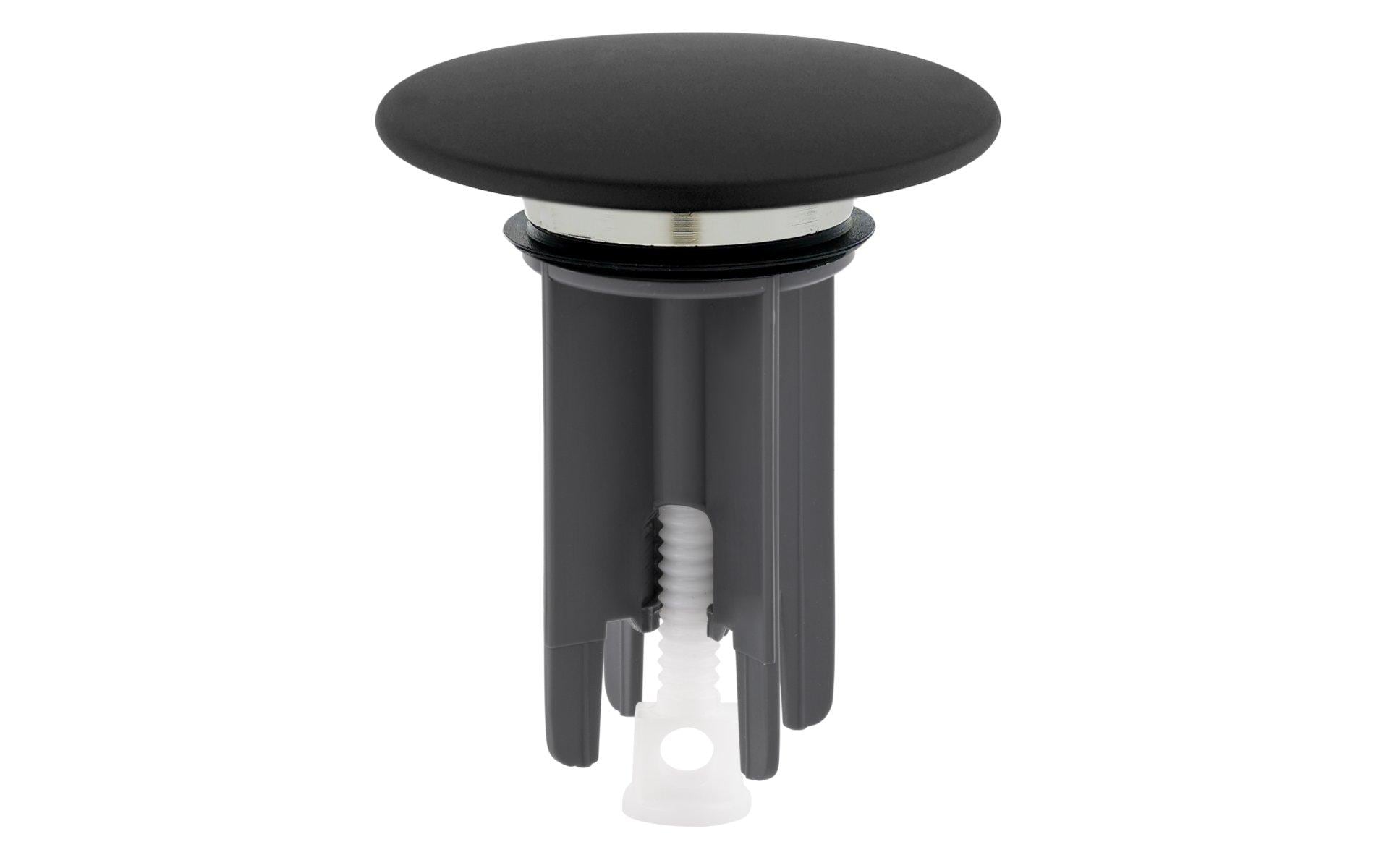 Mateu Ventilstopfen – Ø6,3 cm, Kunststoff, Schwarz matt