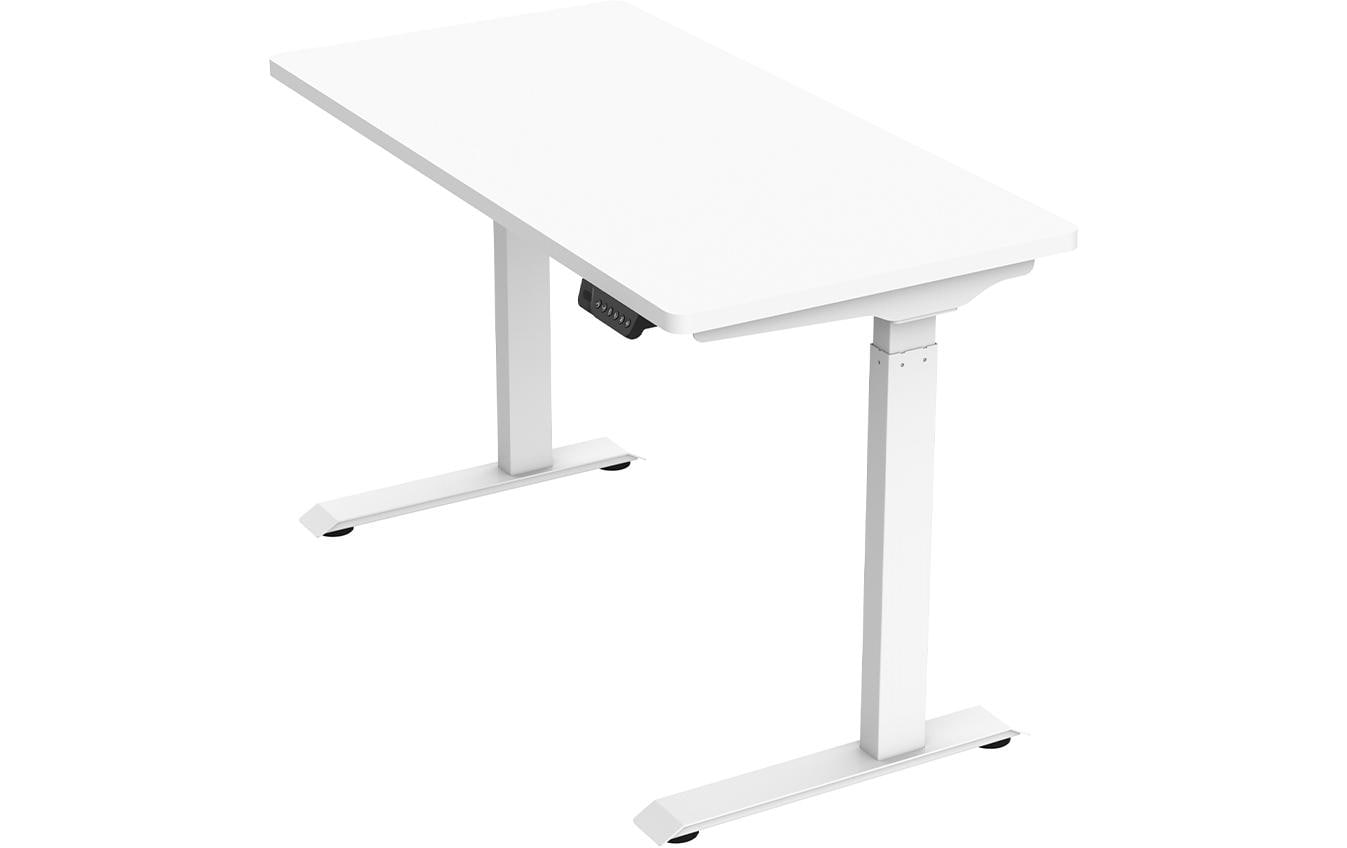 Contini Stehtisch – 120 × 60 × 73 cm – weiss – höhenverstellbar