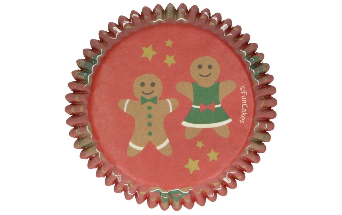FunCakes Muffinförmchen Ø 5 × 3,2 cm, Papier, 48 Stk., Rot