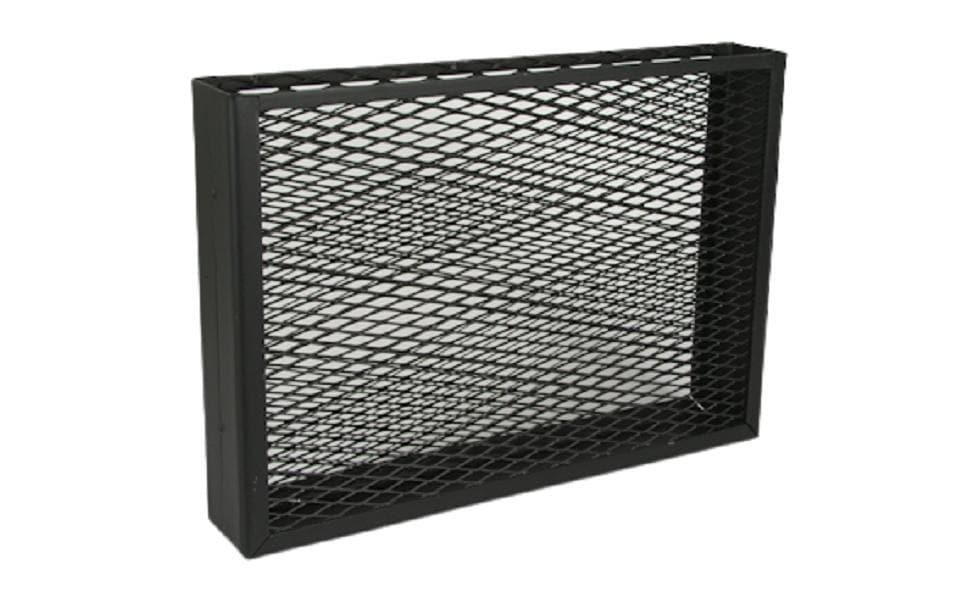 Nouvel Glutkorb 50 × 8 × 35 cm, Eisen, Schwarz