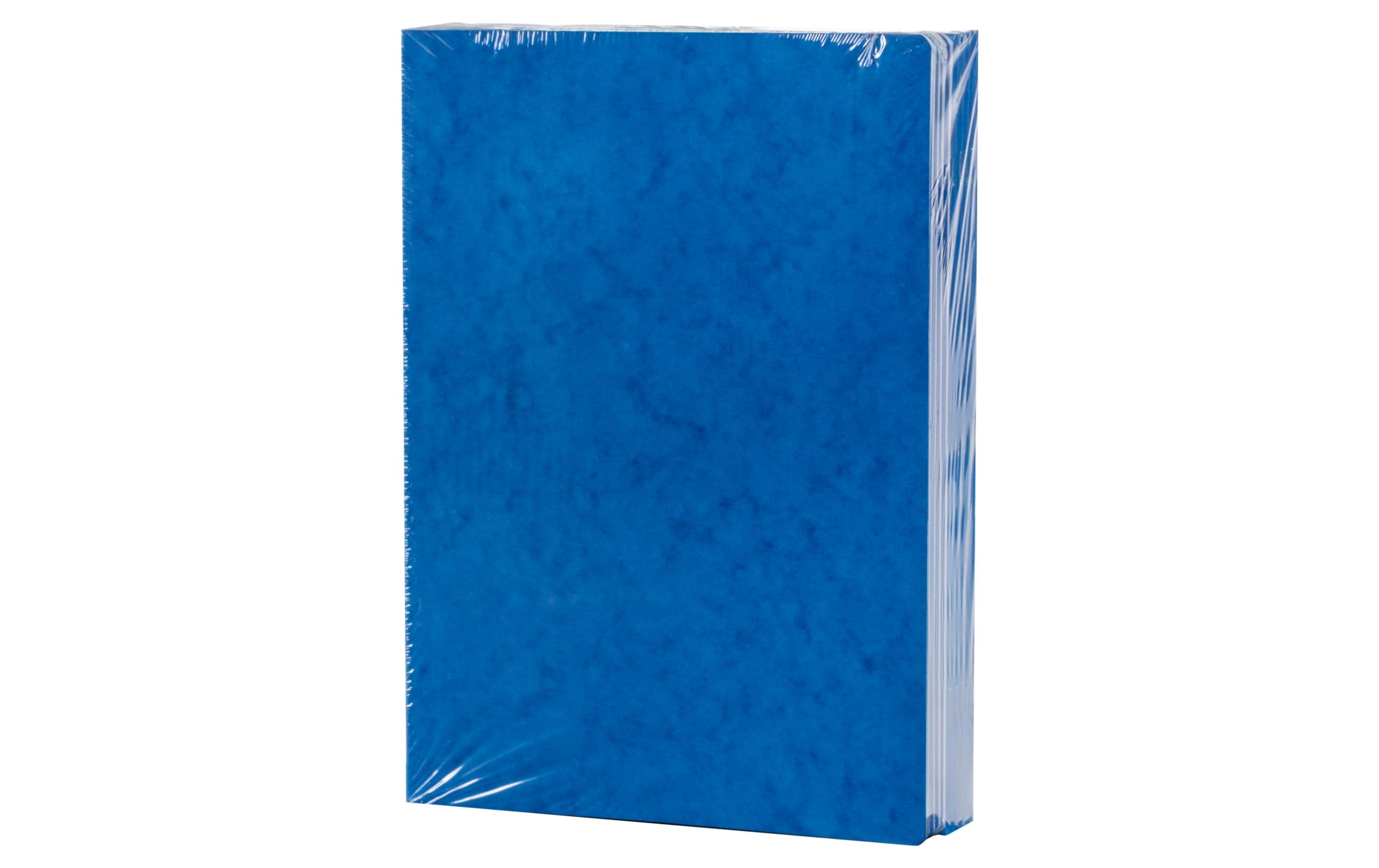 Office Focus Schulheft – A4 – 5 mm kariert – 80 Seiten – gebunden, Rand ringsum, blau, FSC, 10 Stück