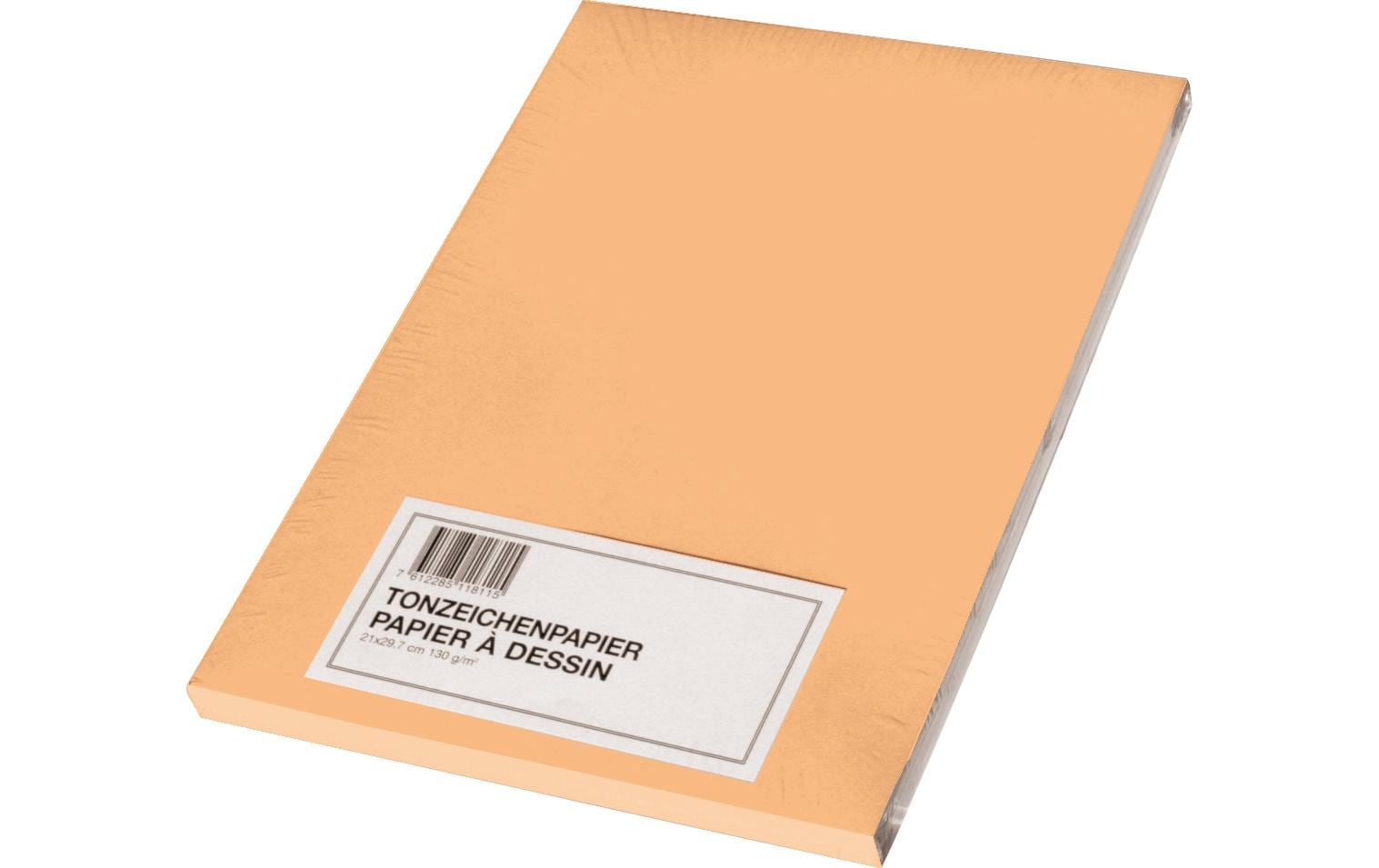 Papyrus Tonzeichenpapier – A3, 130 g/m², goldgelb, matt, 100 Blatt