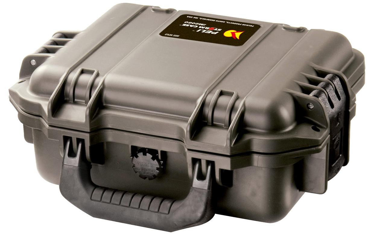 Peli iM2050 Schutzkoffer 4,96 l – IP67, mit Klickverschluss, Schwarz, B 300 × H 119 × T 249 mm