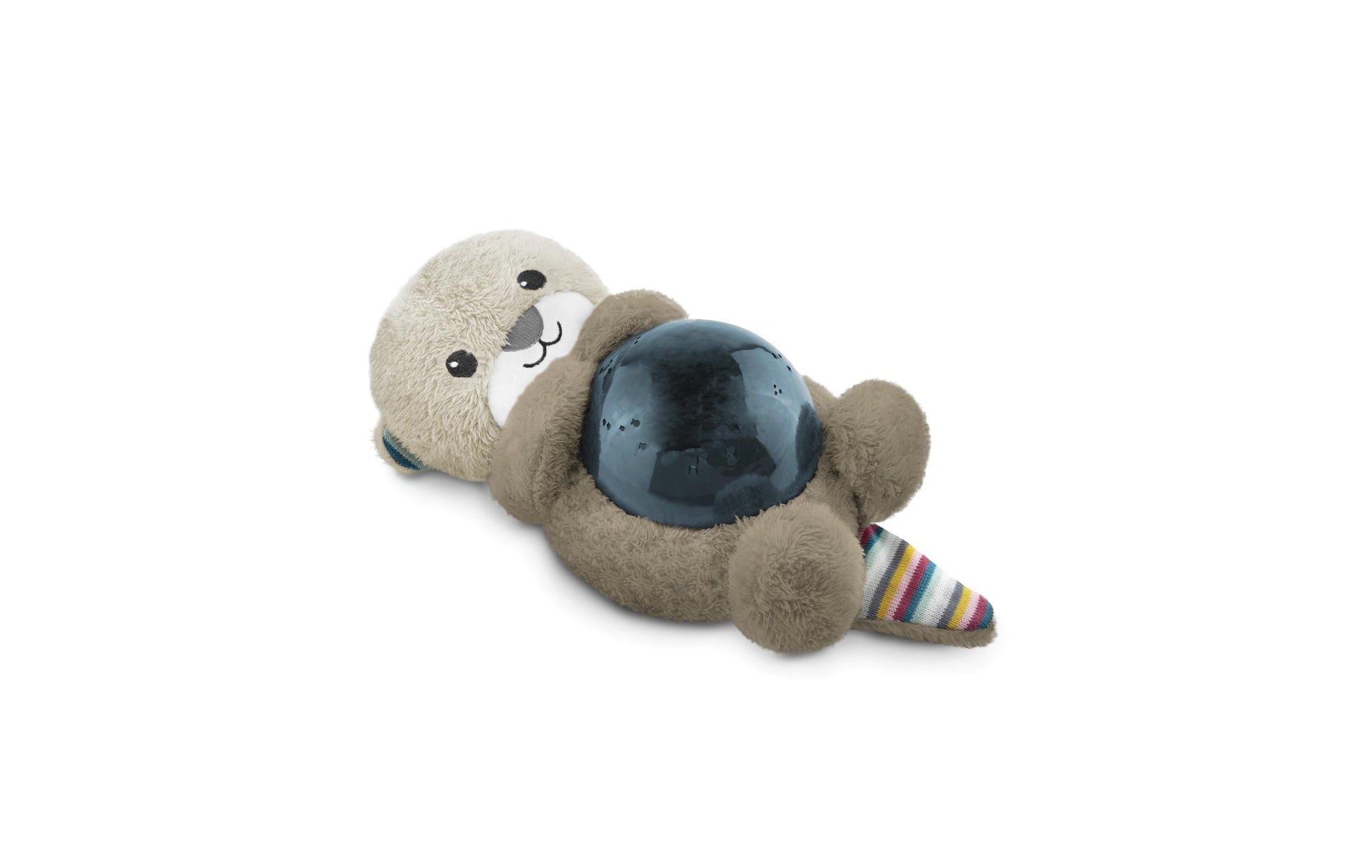 ZaZu Nachtlicht Ocean Projektor – blau, batteriebetrieben, Abschaltautomatik, fest verbaute LED, grau/beige