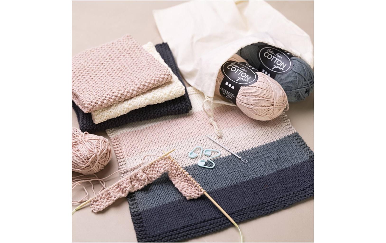 Creativ Company Starter Strickset – Grau