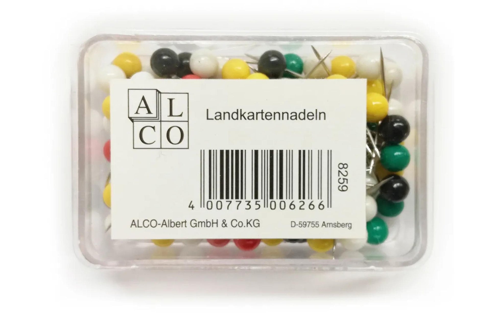 Alco Markiernadeln, Ø 5 mm, L 16 mm – Kunststoff, 100 Stück