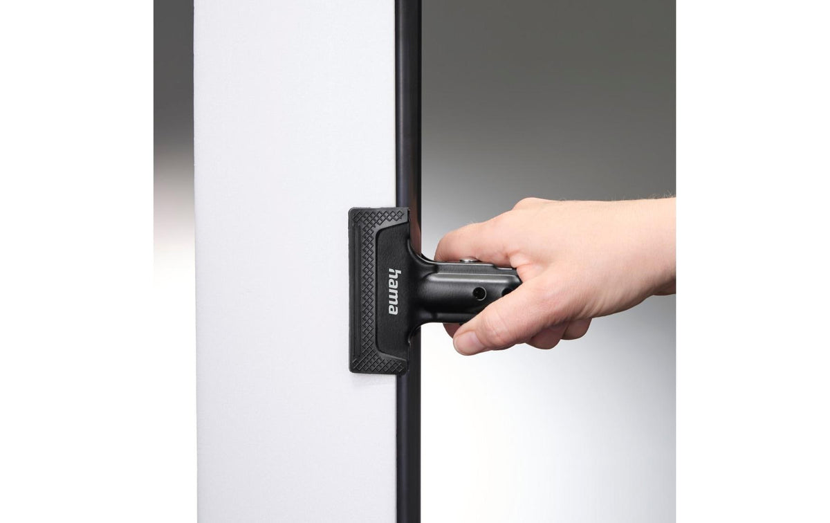 Hama Studioklemme 40 Klemmensatz – Klemmöffnung 6 cm, Breite 80 mm – Schwarz – 3er-Pack