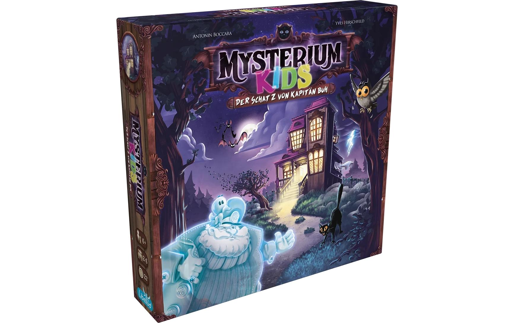 Libellud Mysterium Kids: Captain Echos Schatz – Brettspiel, 2–6 Spieler, ab 6 Jahren, 20 Min., DE