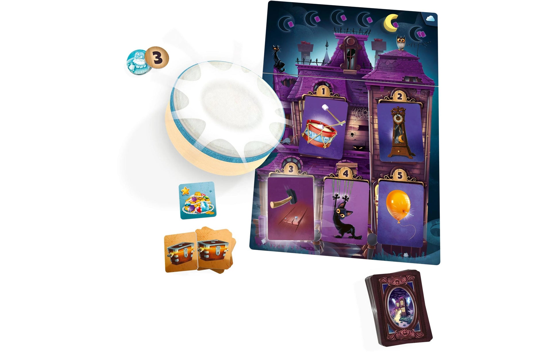 Libellud Mysterium Kids: Captain Echos Schatz – Brettspiel, 2–6 Spieler, ab 6 Jahren, 20 Min., DE