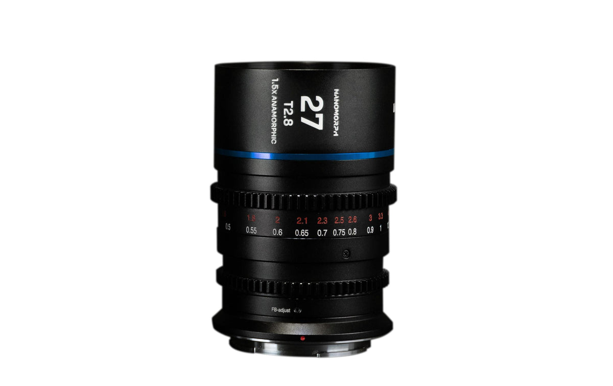 Laowa Nanomorph 27mm T2.8 1.5× Anamorphes Kinoobjektiv – für Canon RF – Super35
