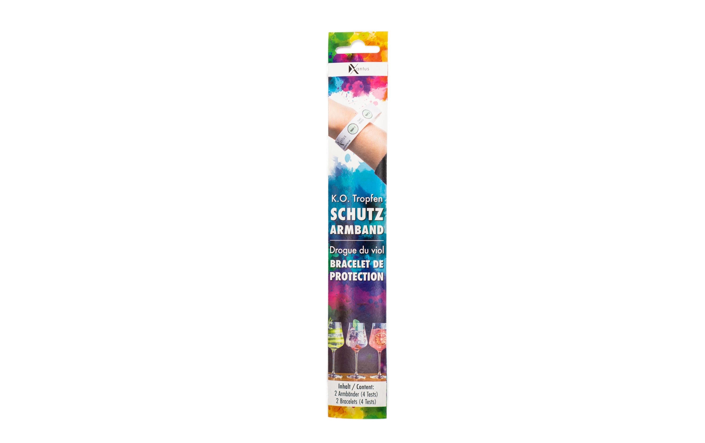 Xantus Substanzanalyse-Gerät Schutz-Armband GHB, 2 Stück