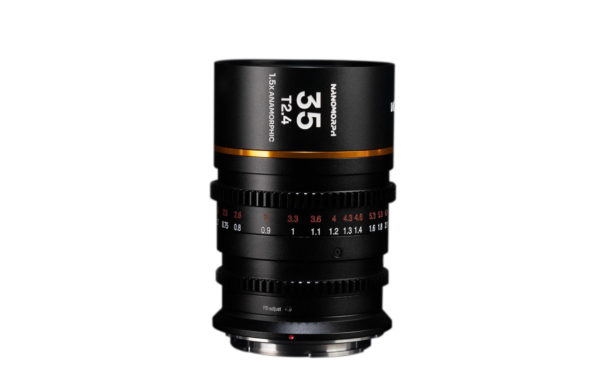 Laowa Nanomorph 1,5× 35 mm T2,4 Cine-Objektiv – Super35, Naheinstellgrenze 0,6 m – für L-Mount