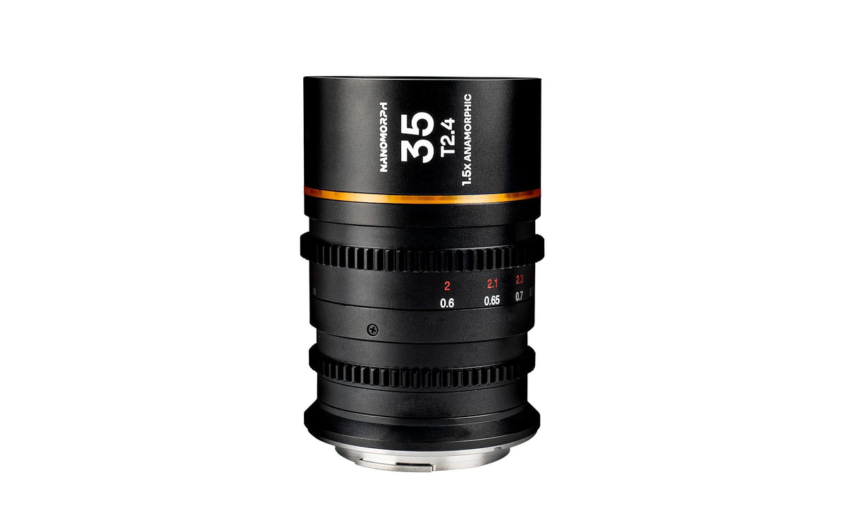 Laowa Nanomorph 1,5× 35 mm T2,4 Cine-Objektiv – Super35, Naheinstellgrenze 0,6 m – für L-Mount