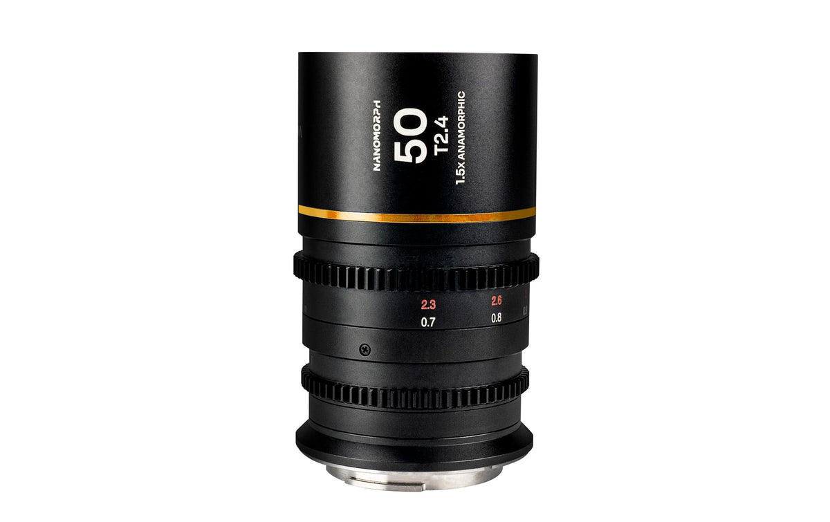 Laowa Nanomorph S35 Prime3 50 mm Kinoobjektiv – 1,5× Anamorph – für Fujifilm X-Mount